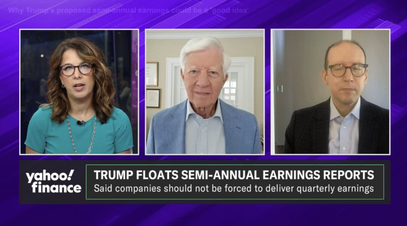 Why Trump’s proposed semi-annual earnings could be a ‘good idea’