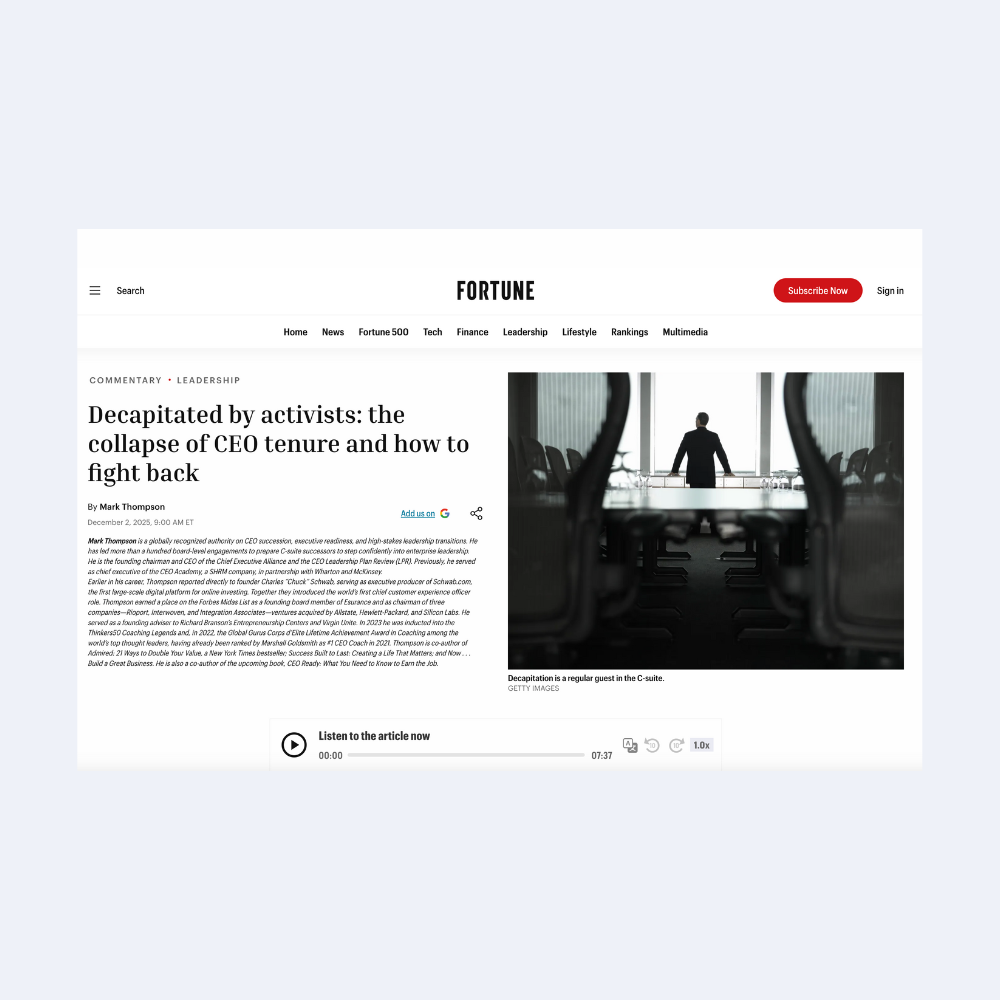 Decapitated by activists: the collapse of CEO tenure and how to fight back