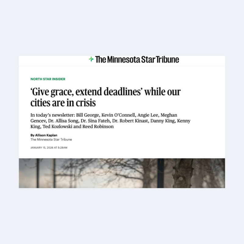 ‘Give grace, extend deadlines’ while our cities are in crisis